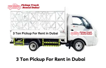 3 Ton Pickup For Rent in Dubai