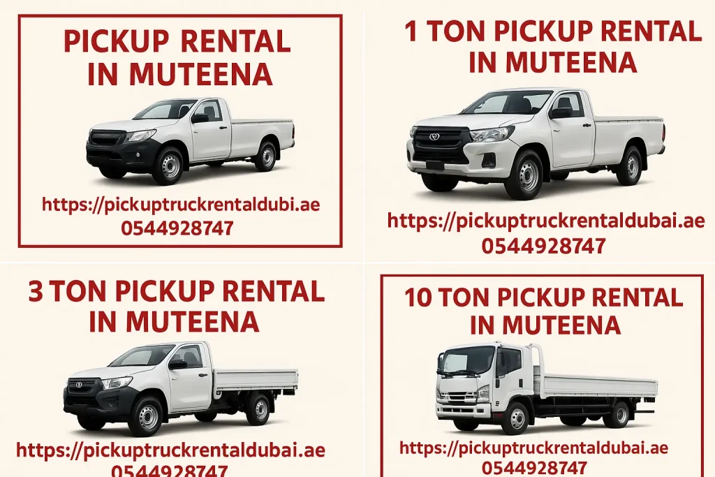 pickup rental in Muteena