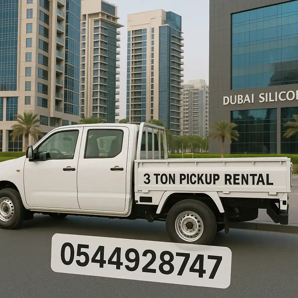3 ton Pickup Rental in Dubai Silicon Oasis